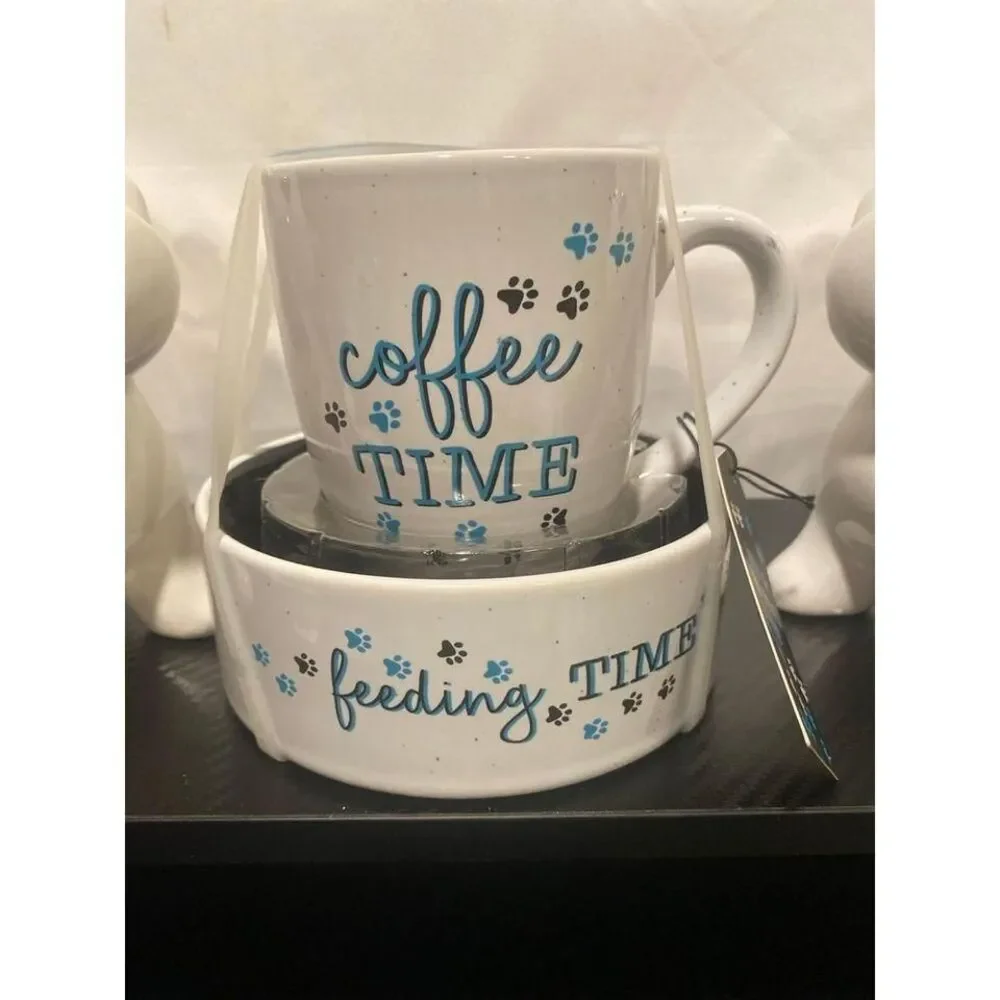 Coffee Mug and Pet‎ Bowl Gift set